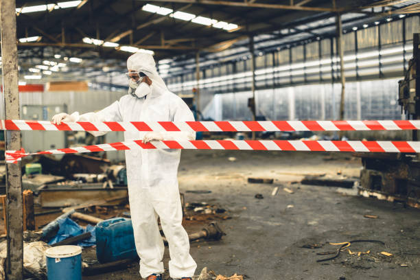 Professional Hoarding Cleanup technician working in Wautoma, WI